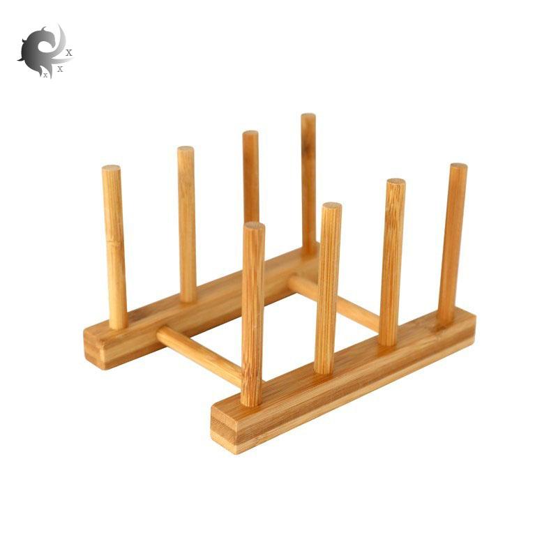 Rak piring kayu solid menguras, rak baki kayu, rak piring, praktis, dapur, rak rumah tangga, bahan kayu solid berkualitas tinggi, desain ergonomis, tahan lama, pengerjaan halus (14 * 12 * 10cm)