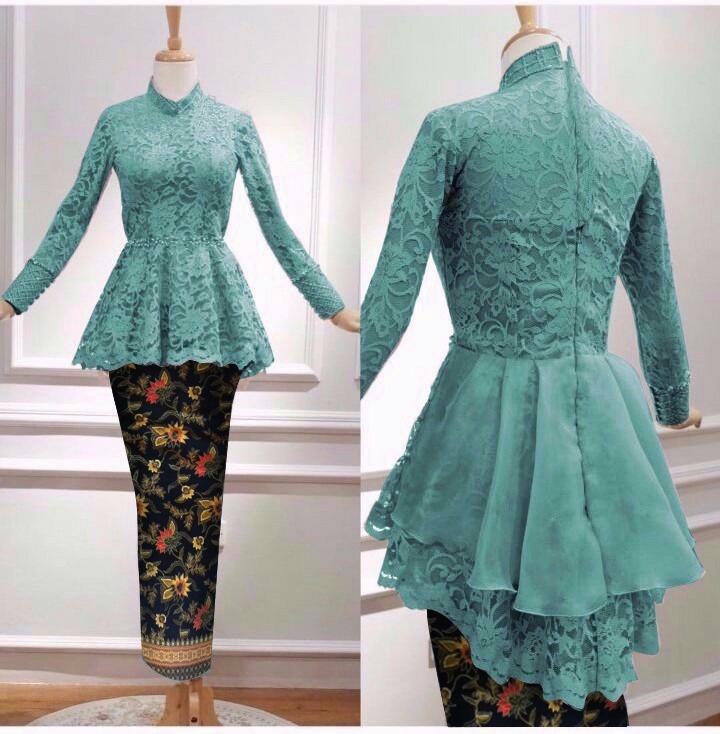 J&C Setelan Ritz Batik / Baju Kebaya / Kebaya Batik / Rok Batik Prada / Setelan Kebaya 2 in 1 / Baju Pesta / Kebaya Bruakt / Rok Panjang Batik / Rok Batik / Gaun Pesta