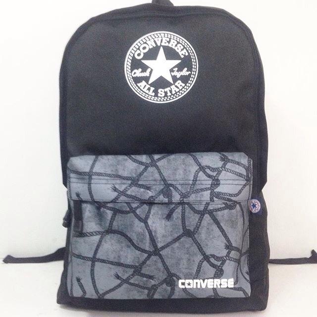 Tas Ransel Converse Corak Chain - Converse - Cowok - Murah - Distro - Sekolah - Cewek Tas Punggung Backpack Grosir Murah