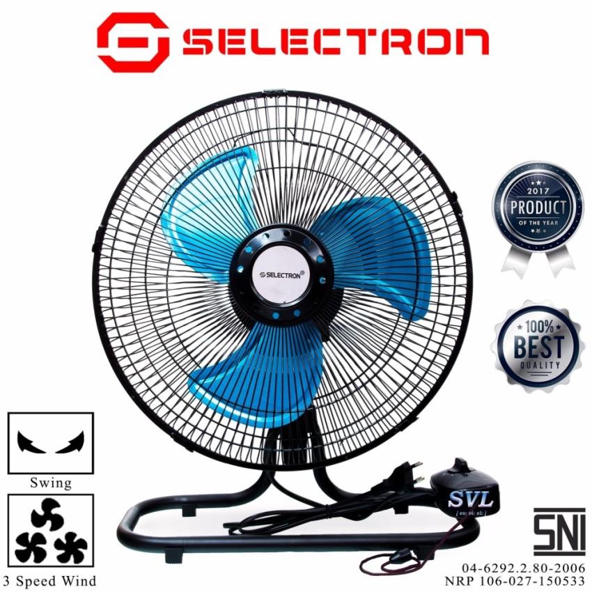 Kipas Angin Besi Tornado Meja + Dinding / Tembok SELECTRON 110T (10