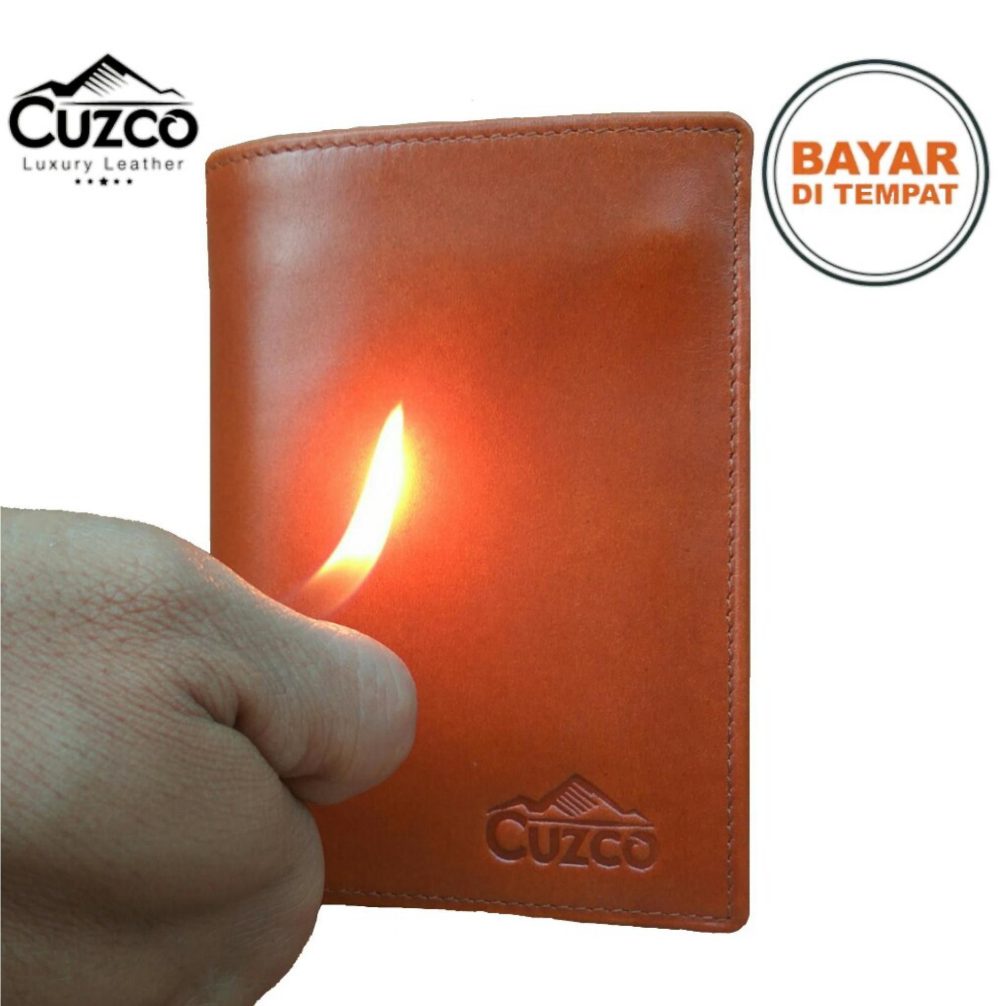 CUZCO - Dompet 3/4 Pria Kulit Sapi Asli 100% - Pull up/Coklat Muda/Tan BEST SELLER Asli Kulit Sapi dompet kulit pria dompet kulit sapi asli dompet kulit pria lazada dompet kulit pria terbaik dompet kulit pria termahal dompet kulit pria panjang dompet kuli