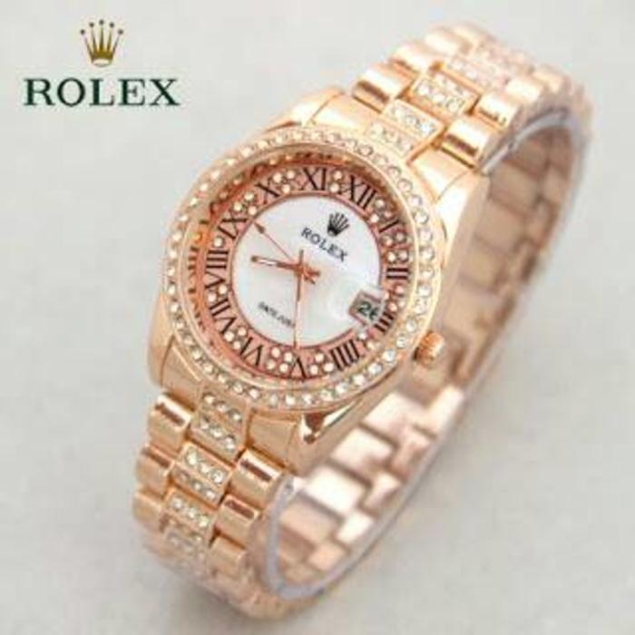 PROMO TERBATAS!!! Jam Tangan Rolex Romawi Wanita SL2 Terbaru Murah