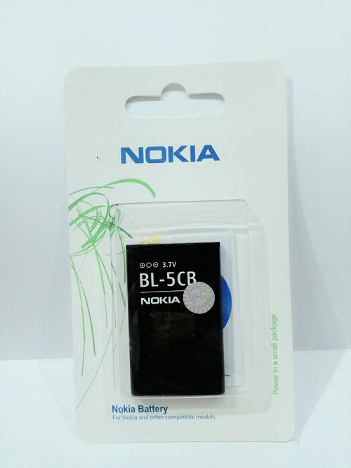 Nokia Baterai Batt Batre Battery BL5CB BL-5CB utk Nokai 100, 101, 102, 103, 106, C2-01, C2-02 C2-03, C2-06 - Foto Asli