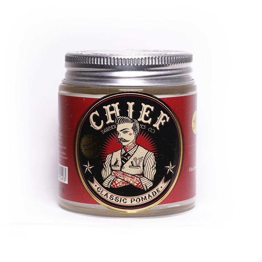 Pomade Chief Red - Oilbased / Oil Based - Free Sisir Saku - Hair Wax - Minyak Rambut