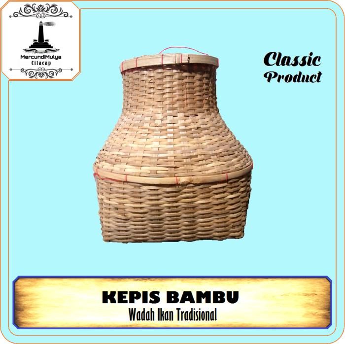 Kepis Kembu / Tempat Ikan- Belut- Kepiting Dari Bambu /Tradisional Dekorasi