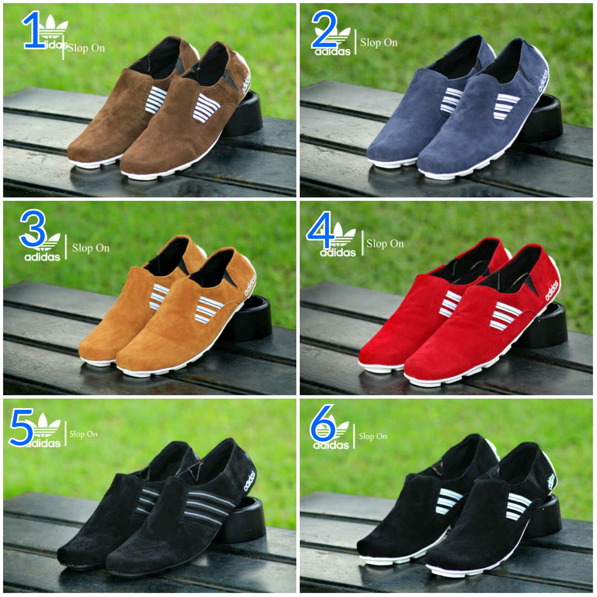 Promo Sepatu Pria Adidas Cassic Legend Slip On Suede Casual Santai Kerja Diskon