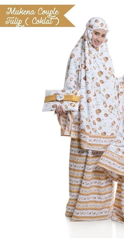 Auf Hammas Mukena mewah / Mukena dewasa / Mukena bali / Mukenah / Mukena katun jepang / Mukenah Wanita / Mukena Putih / Mukenah Murah / Mukenah Jumbo / Mukenah Remaja / Mukenah Dewasa Bali Tulip Coklat