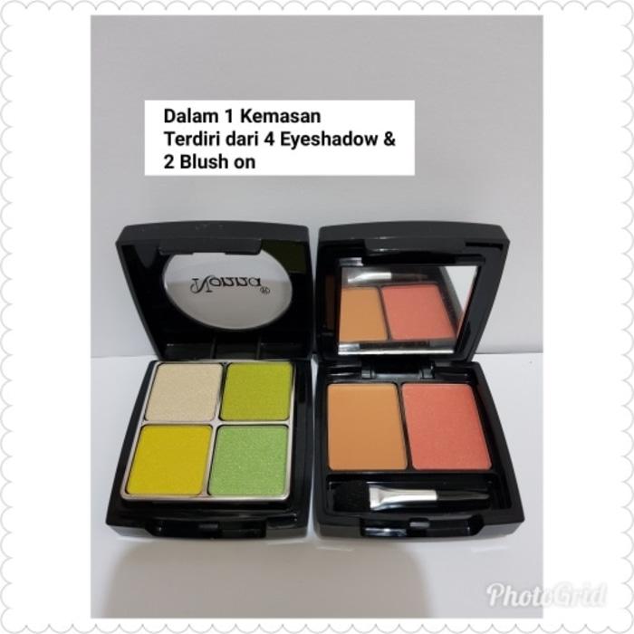 PROMO 4 EYESHADOW & 2 BLUSH ON NONNA MAKE UP SET 1006 NO. 05 TERLARIS