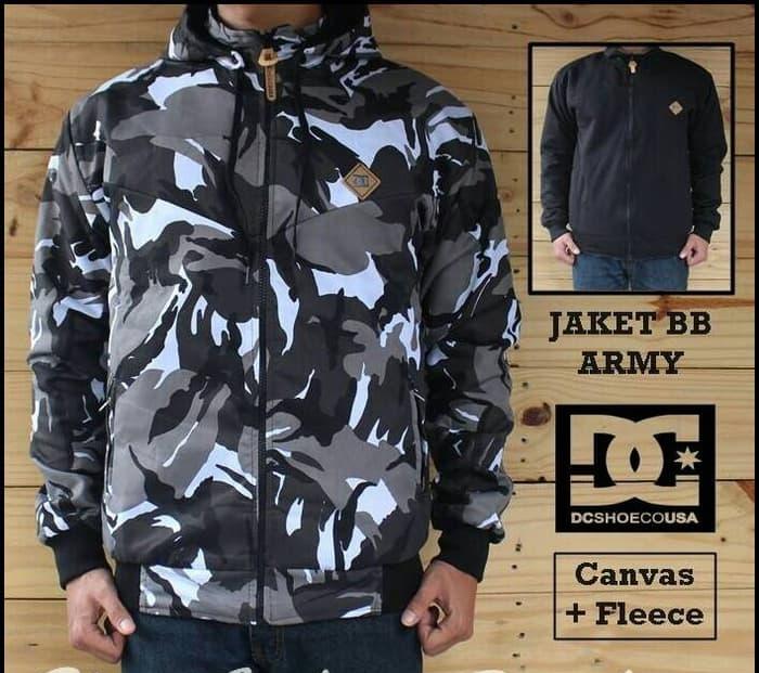 Jaket Boomber Pria - Jaket Boomber Pria Bolak Balik - Jaket Pria Bolak Balik DC Army Rusia - Jaket Parka Bolak Balik Hitam- Jaket Pria Bolak Balik Murah - Jaket Bomber Pria terlaris