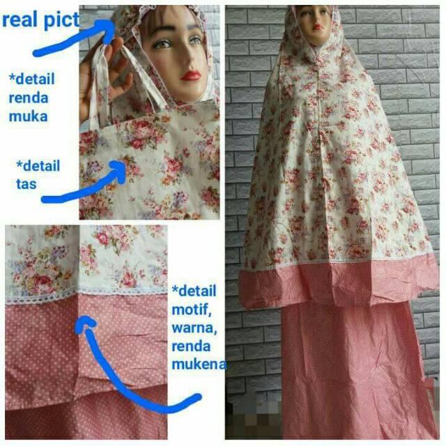 Mukena katun jepang original mukena katun jepang import mukena shabby oleh oleh umroh reseller