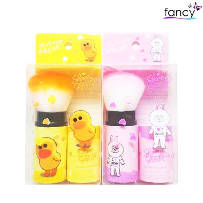 Kuas Bedak Blusher Besar Hello Kitty Kabuki OZM