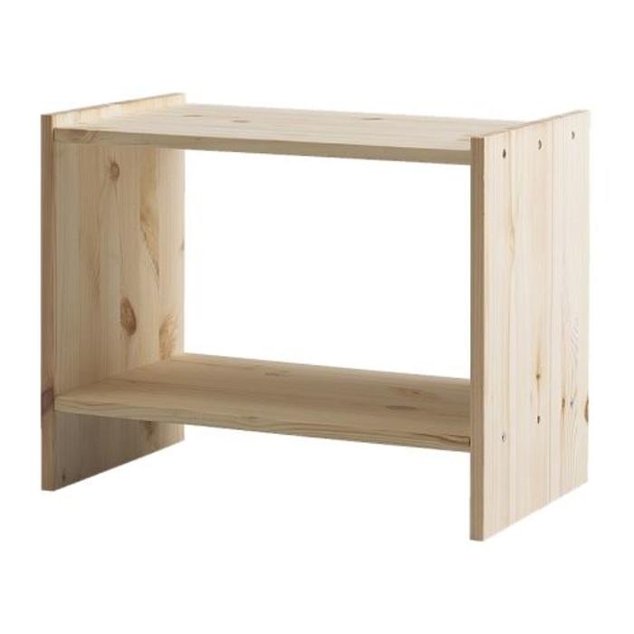 promo IKEA RAST Meja samping tempat tidur, kayu pinus original