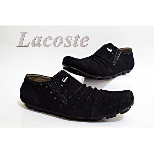 Promo Termurah Sepatu Casual Lacoste Wringkle Kulit Gratis Ongkir