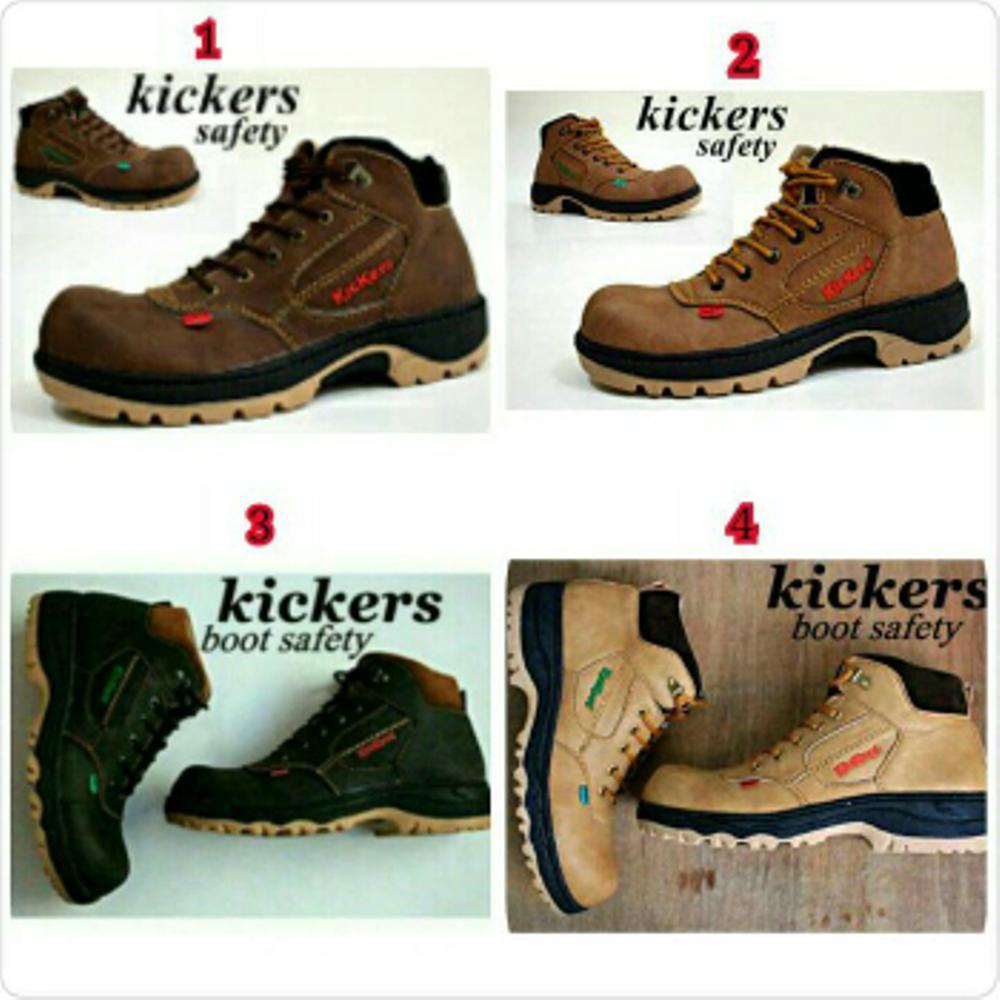 Promo Sepatu Boots Kickers Safety Shoes Boot Pria Murah #Proyek#Casual#Caterpillar#Crocodile#Bandung#Touring#Tracking#Hiking#Worksafe#Steel Toe#Delta#Tactical Fashion