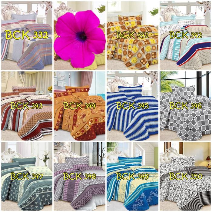 Parling Laris - Sprei+Bedcover Set Katun Import Murah Uk 180X200 (Bck Volume 1) Kode BANGSA-sprei105