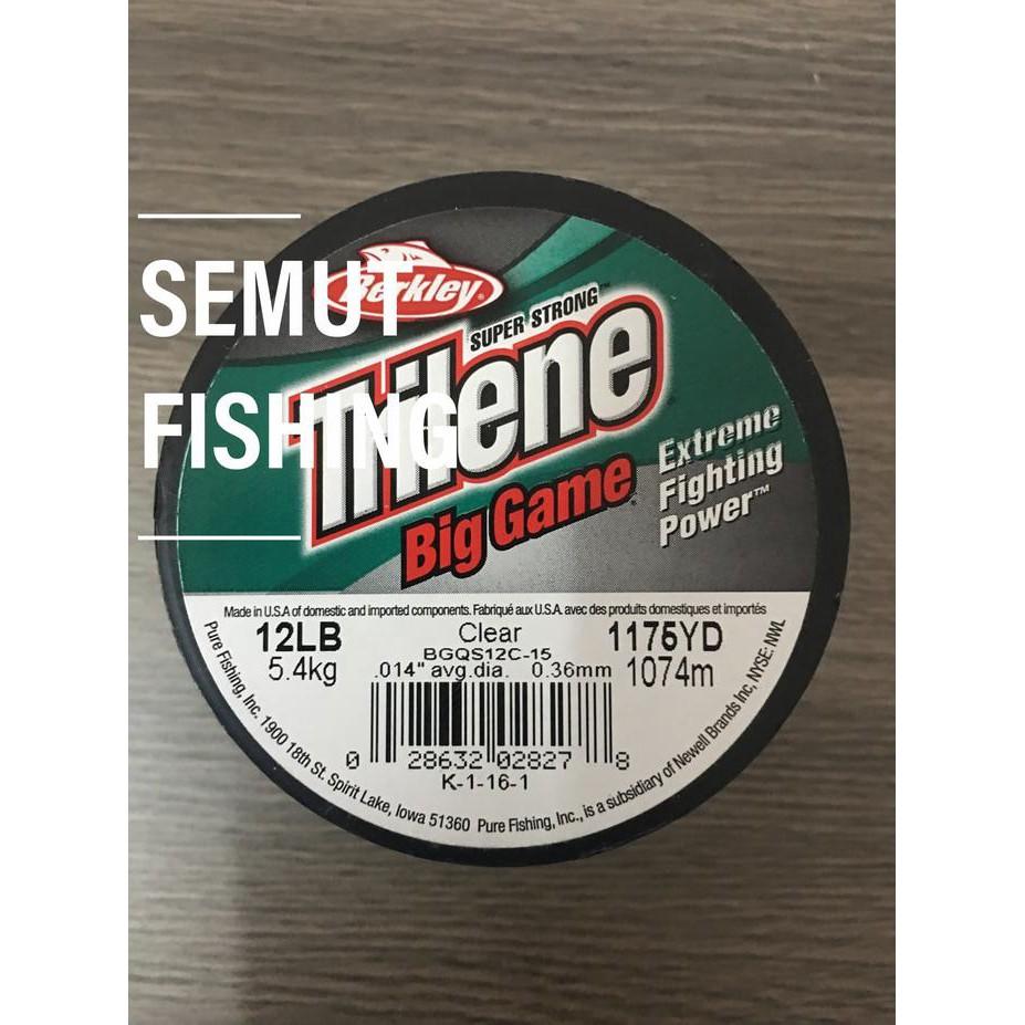 FREE ONGKIR BERKLEY TRILENE BIG GAME CLEAR 12LB 1175YD HOT DEAL