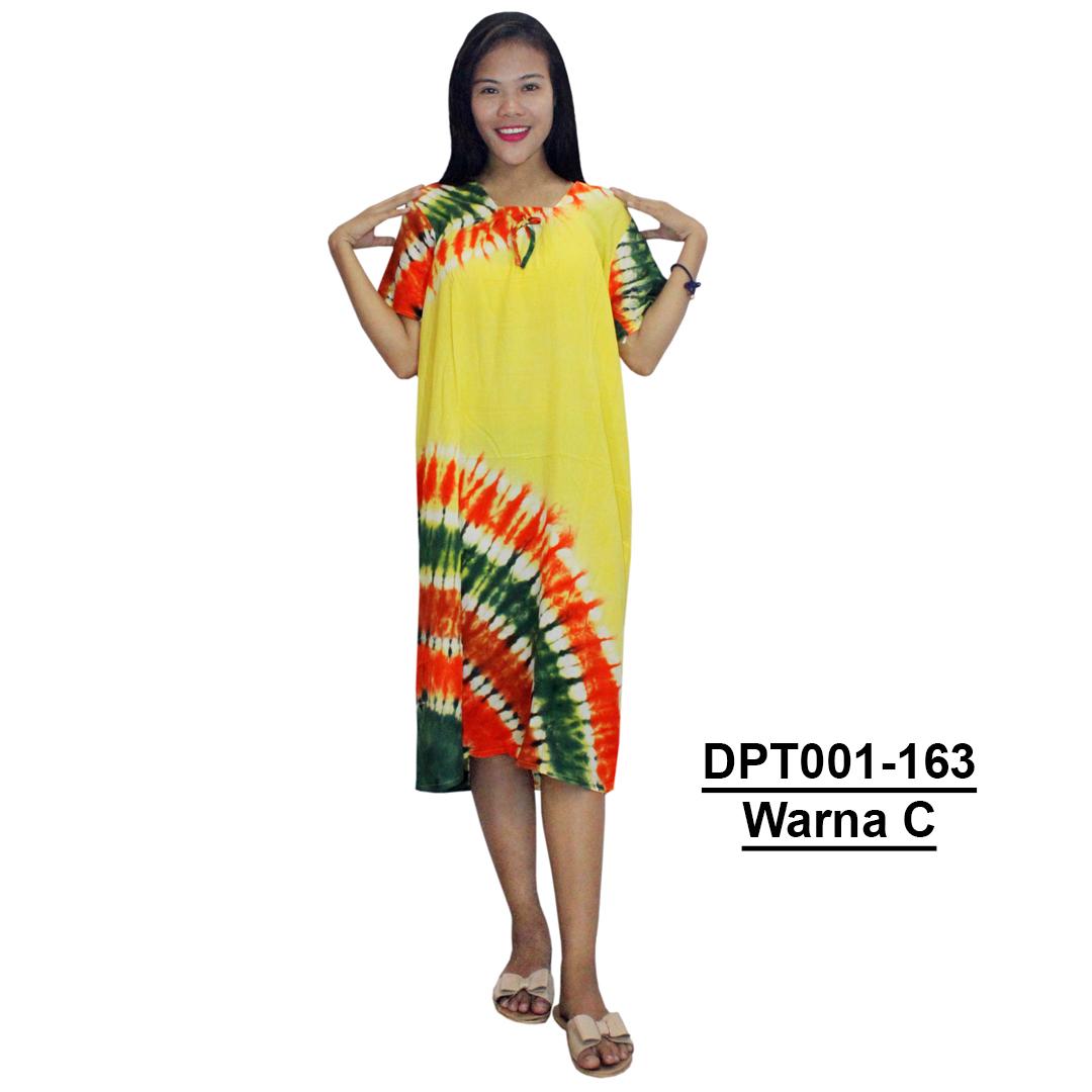 Daster Batik, Daster Lengan Pendek, Baju Tidur, Piyama, Leher Kerut (DPT001-163) Batik Alhadi
