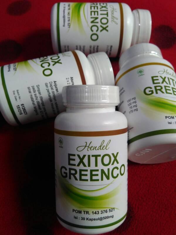 Ready Stock Obat Pelangsing Badan HENDEL EXITOX GREENCO GREEN COFFEE BEAN EXTRACT PELANGSING BADAN RESMI BPOM