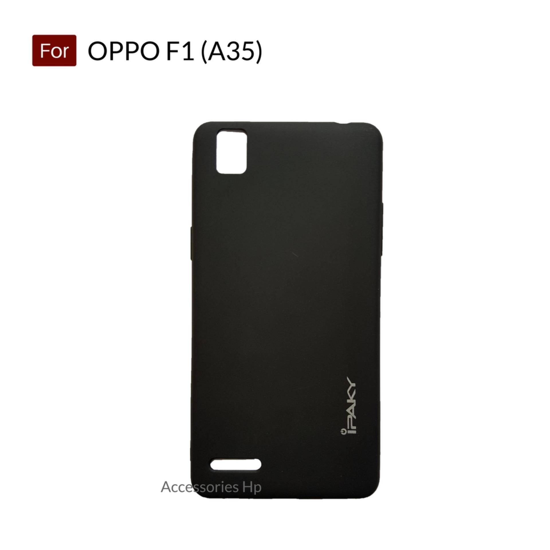 Accessories Hp iPaky Super Slim Matte Anti Fingerprint Hybrid Case For OPPO F1 (A35) - Black