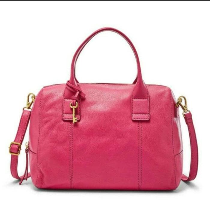 Fossil Jori Large Satchel Berry - Tas Original Authentic Asli ORI - ZbaBWc
