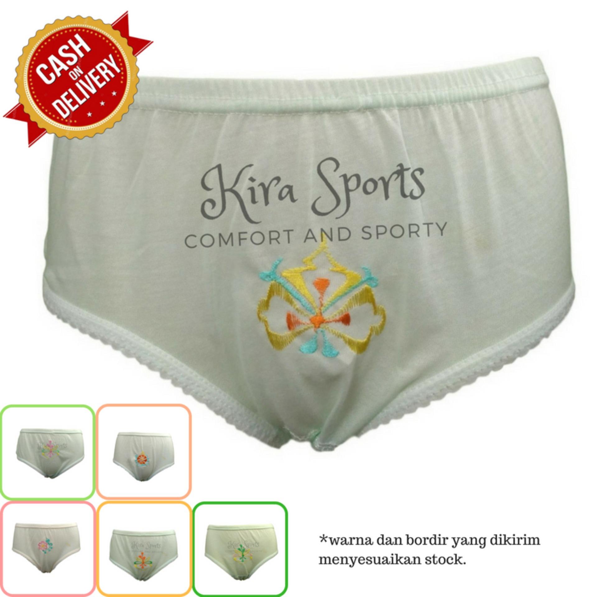 Kira Sports Celana Dalam Wanita Sexy / Bukan Merk Sorex Jumbo Transparan G-string Boxer Untuk Ibu hamil / Aneka Motif Bunga Renda Seksi Terbaru/ Dalaman Perempuan Katun Dewasa dan Anak Murah ANK703 - Bisa COD