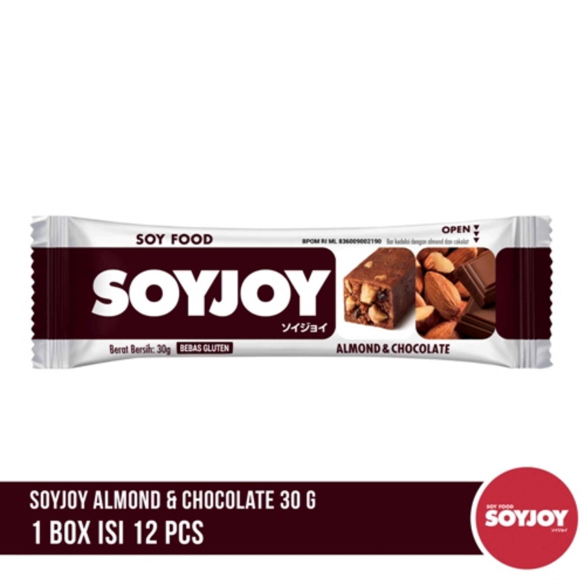 SOYJOY ALMOND CHOCOLATE 1 Box Isi 12