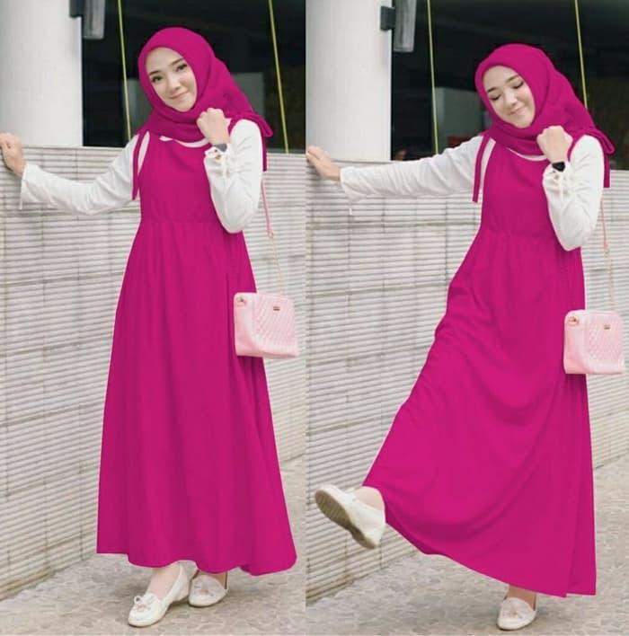 Baju Setelan Muslim Wanita GV Wakanda Merah Fanta