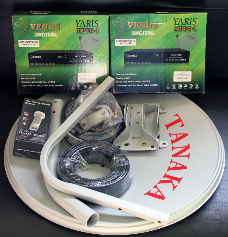PARABOLA FULL SET TANPA BAYAR BULANAN FULL SET UNTUK 2 TV RECEIVER REKOMENDASI NIN MEDIA
