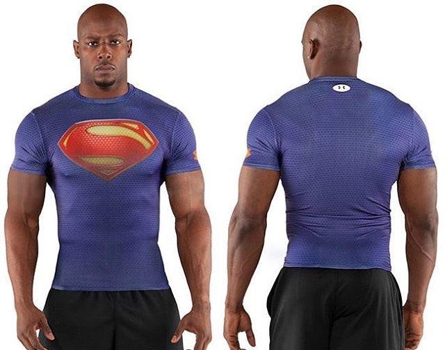 Kaos Gym / Fitness Under Armour Alterego Import Superman 1 - Vr4HMW