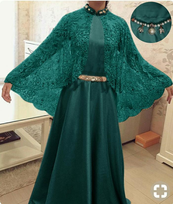Gamis Maxi Kombinasi Brokat