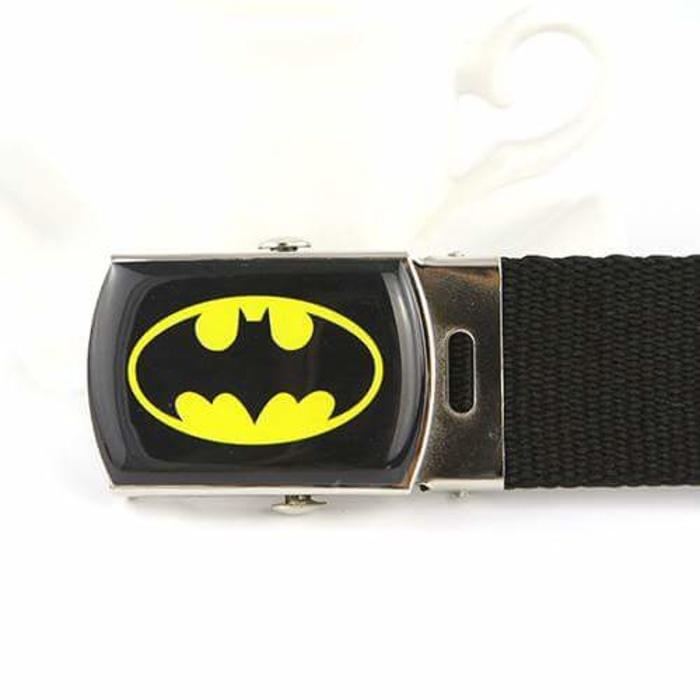 Sabuk ikat pinggang anak hitam batman superhero kid boy import belt - termurah - best seller
