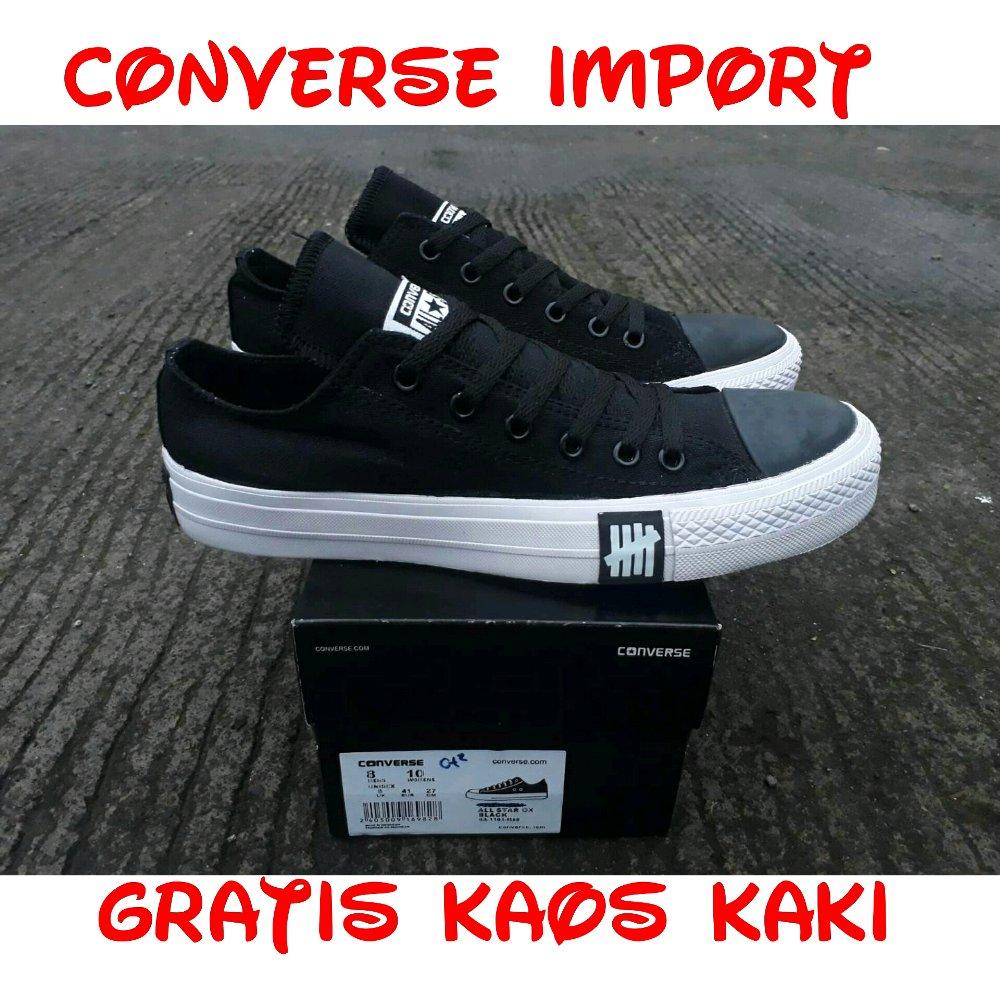 Jual sepatu converse x undefeated low Fashion