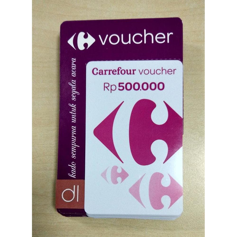 Voucher Belanja Carefour 500 Ribu - Isi 10 Biji R6288