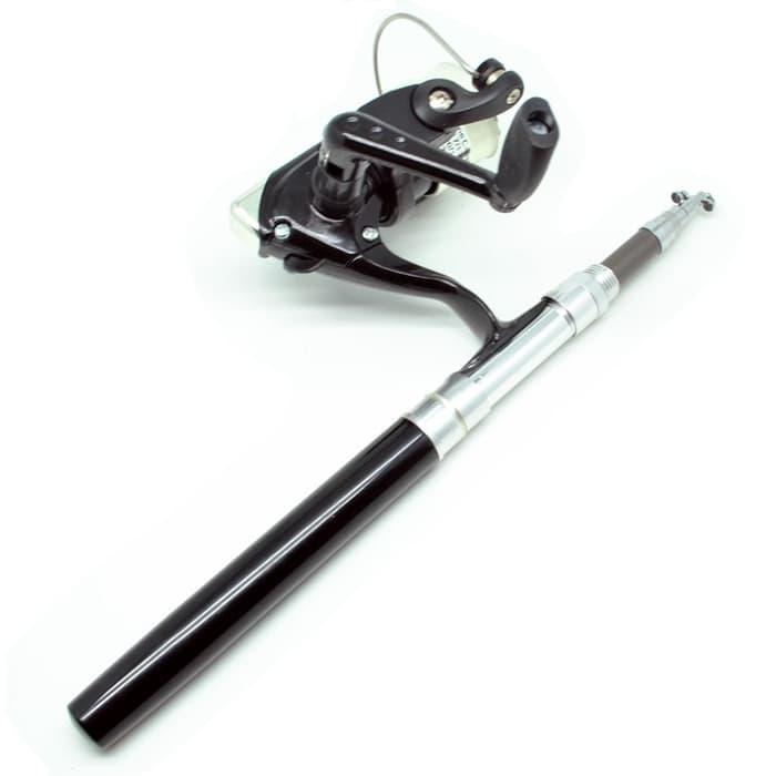 BEST SELLER!!! Alat Pancing / Mini Portable Extreme Pen Fishing Rod 1.4M & Reel Kit - LkQU5L