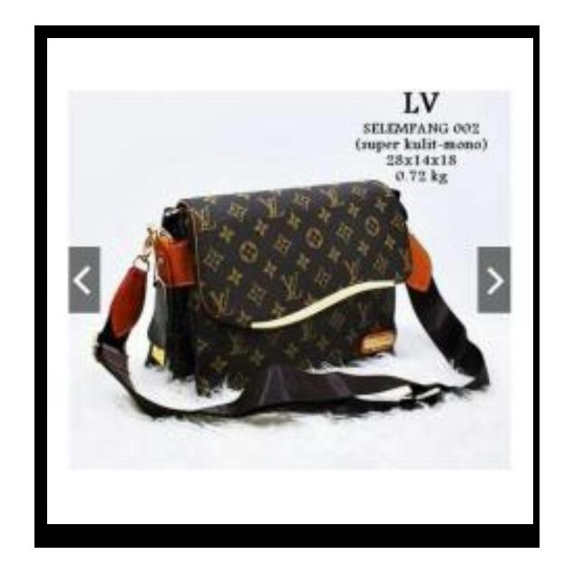 PROMO!!! TAS WANITA SELEMPANG 3 RUANG (Monogram/Damier) - AS