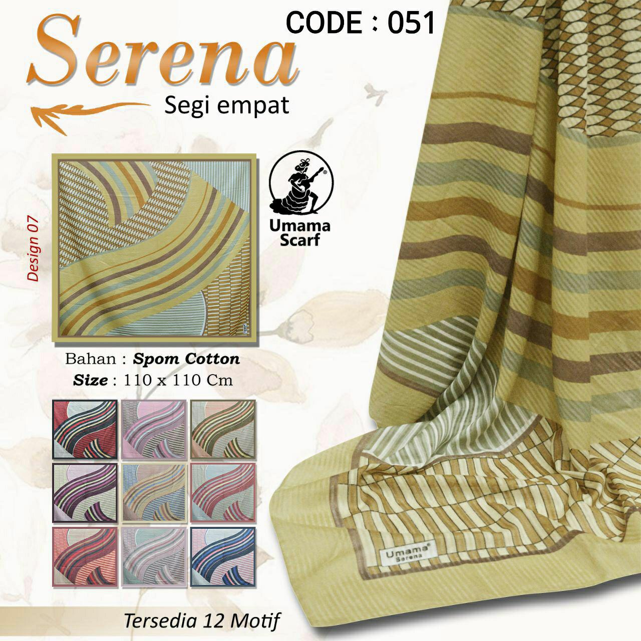 Hijab Murah Motif / Kerudung Murah Motif / Jilbab Murah Motif Segi Empat Umama