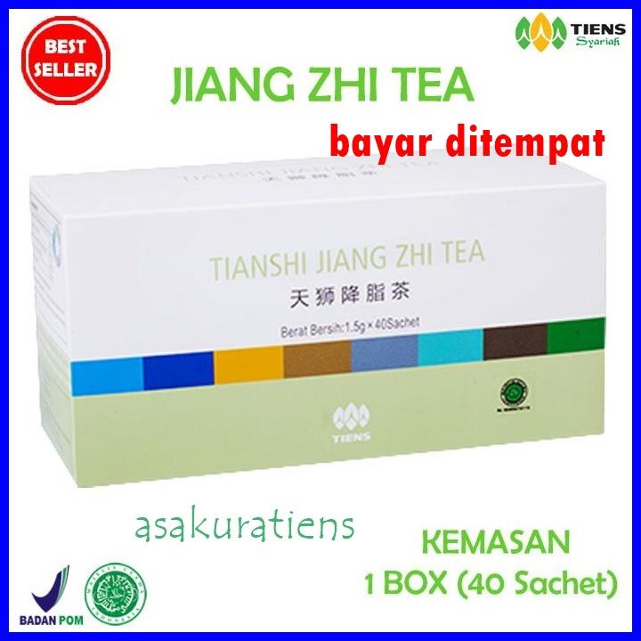 TERBUKTI Tiens Jiang Zhi Tea - Teh Hijau Pelangsing Herbal - Paket Hemat 40 Sachet