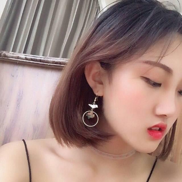 Anting Korea Anting Hooks Lucu Aksesoris Fashion Import Murah Natural Bird Shell Earrings J4U726