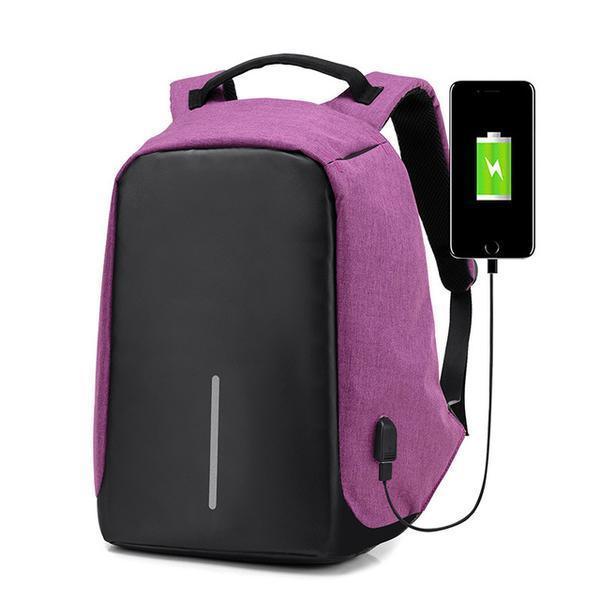 Tas Ransel Laptop Anti Maling dengan USB Charger Port Tas Ransel Pria Multifungsi Tas Laptop Backpack Laptop Tas Ransel Pria Tas Ransel Wanita Tas Ransel Laptop