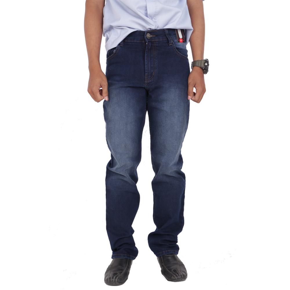 Celana Jeans Branded HJ BOSS / Celana Jeans Pria / Straight Jeans