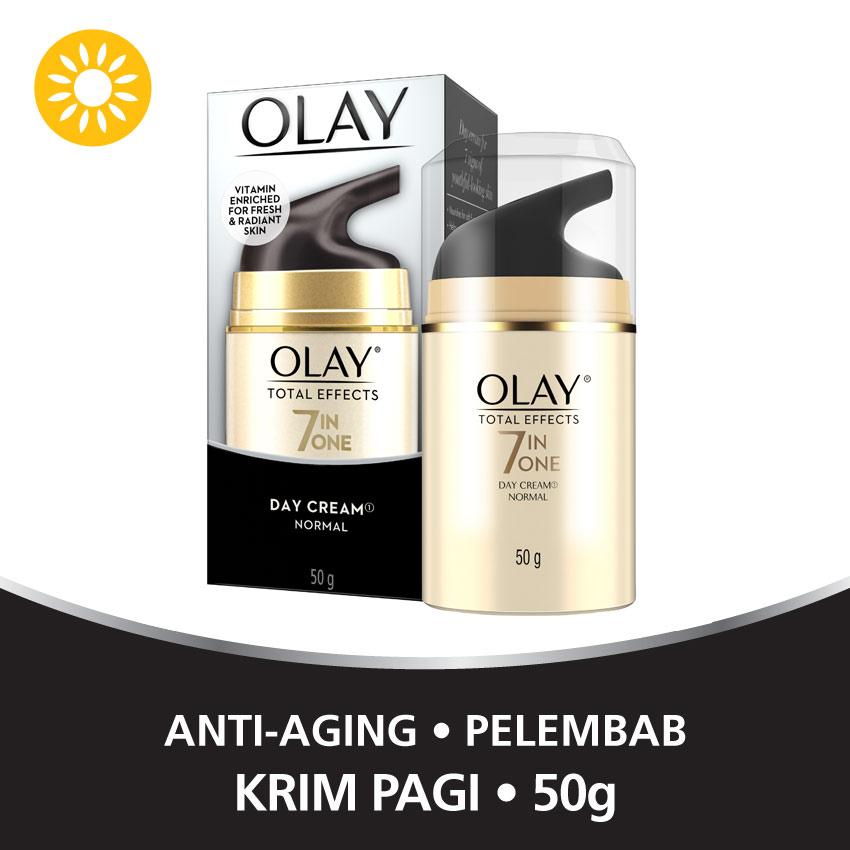 Olay Anti Aging - Pelembab Total Effects 7 in 1 Day Cream Normal - 50gr