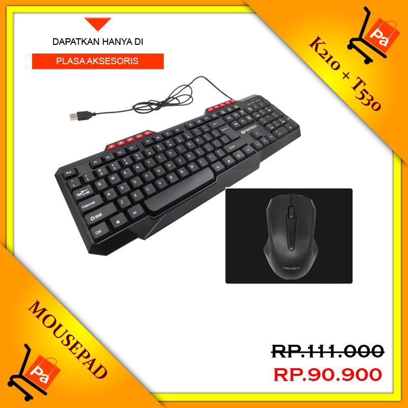  Keyboard Office Fantech K210 + Mouse T530 + Mousepad Blank