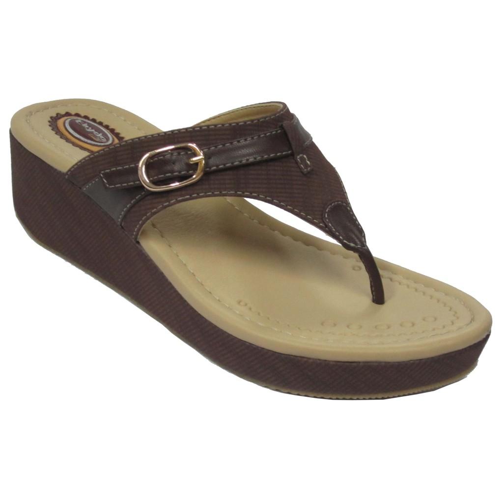 EKYDO SANDAL TWISTY-01 L DARK BROWN