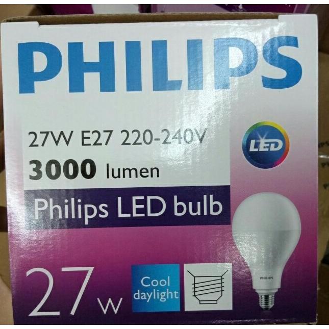 BEST SELLER!!! LAMPU PHILIPS LED 27 WATT 27 W 27WATT 27W - Putih