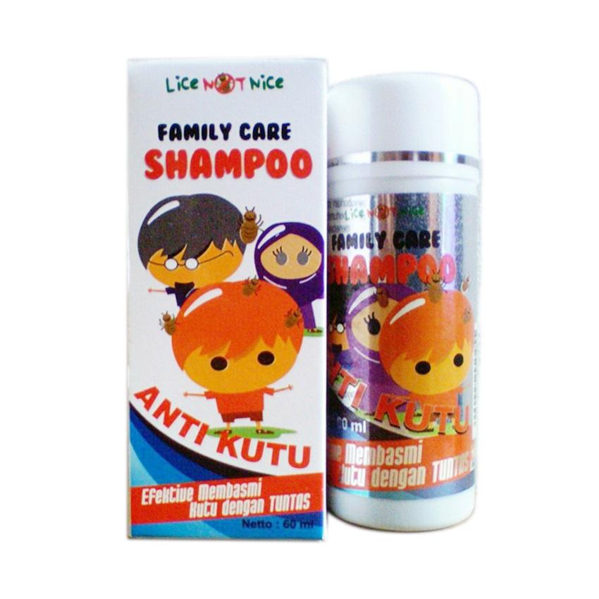 Family Care Shampo Anti Kutu - Shampo Rambut Efektive Membasmi Kutu Dengan Tuntas 60ml