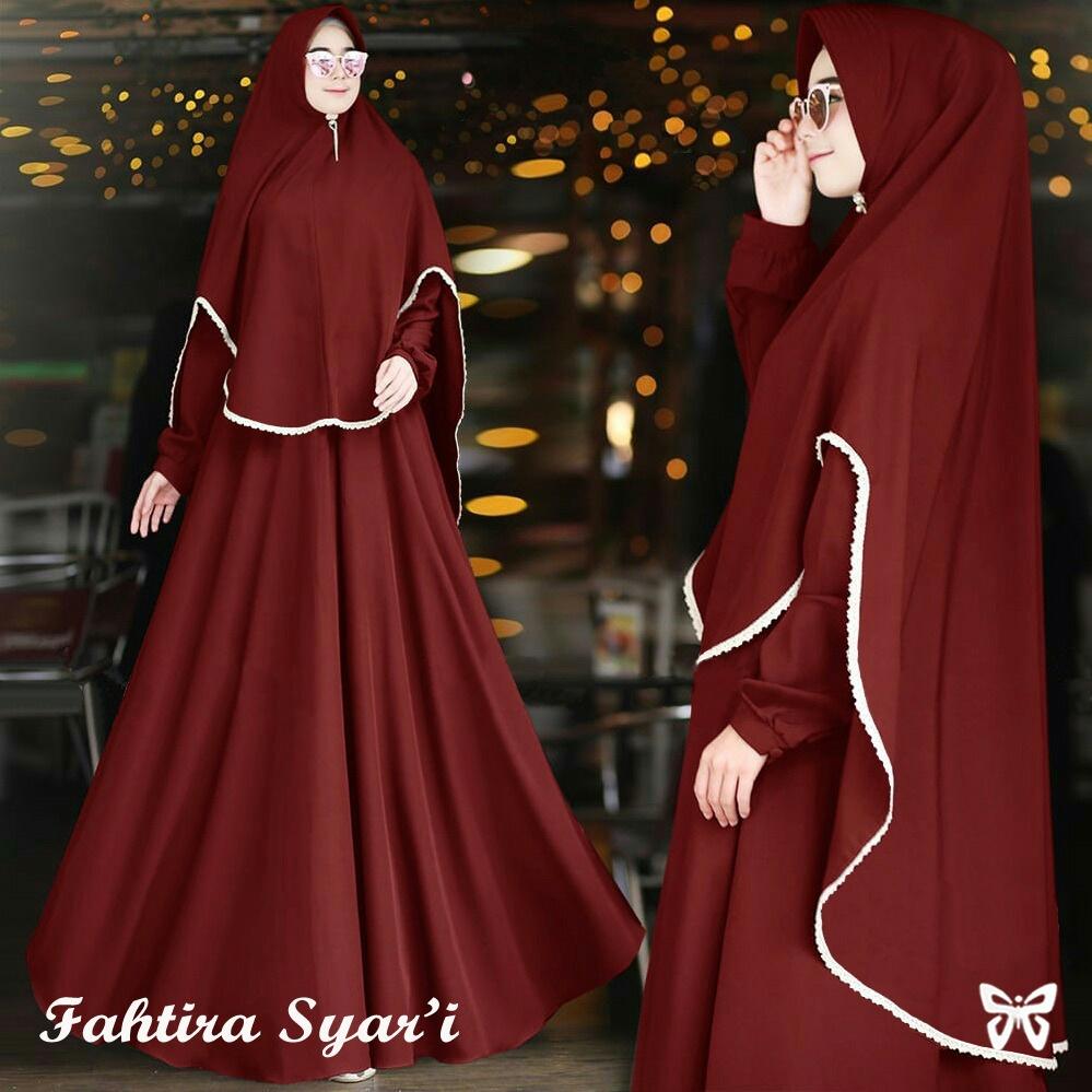 J&C Setelan Fahtira / Dress Maxi / Maxi Muslim / Dress Cape Muslim / Dress Jersey / Cape Dress Muslim / Setelan Maxi Dress / Dress Muslim / Dress + Pashmina / Setelan Busana Muslim / Setelan Baju Muslim / Baju Gamis / Hijab Fashion / Hijab Style