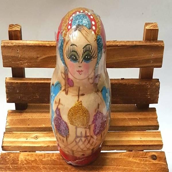 BONEKA KAYU RUSIA MATRYOSHKA TRADISIONAL DEKORASI PAJANGAN KADO MURAH