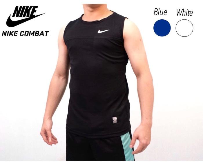 SINGLET BASELAYER BAJU GYM FITNESS NIKE COMBAT