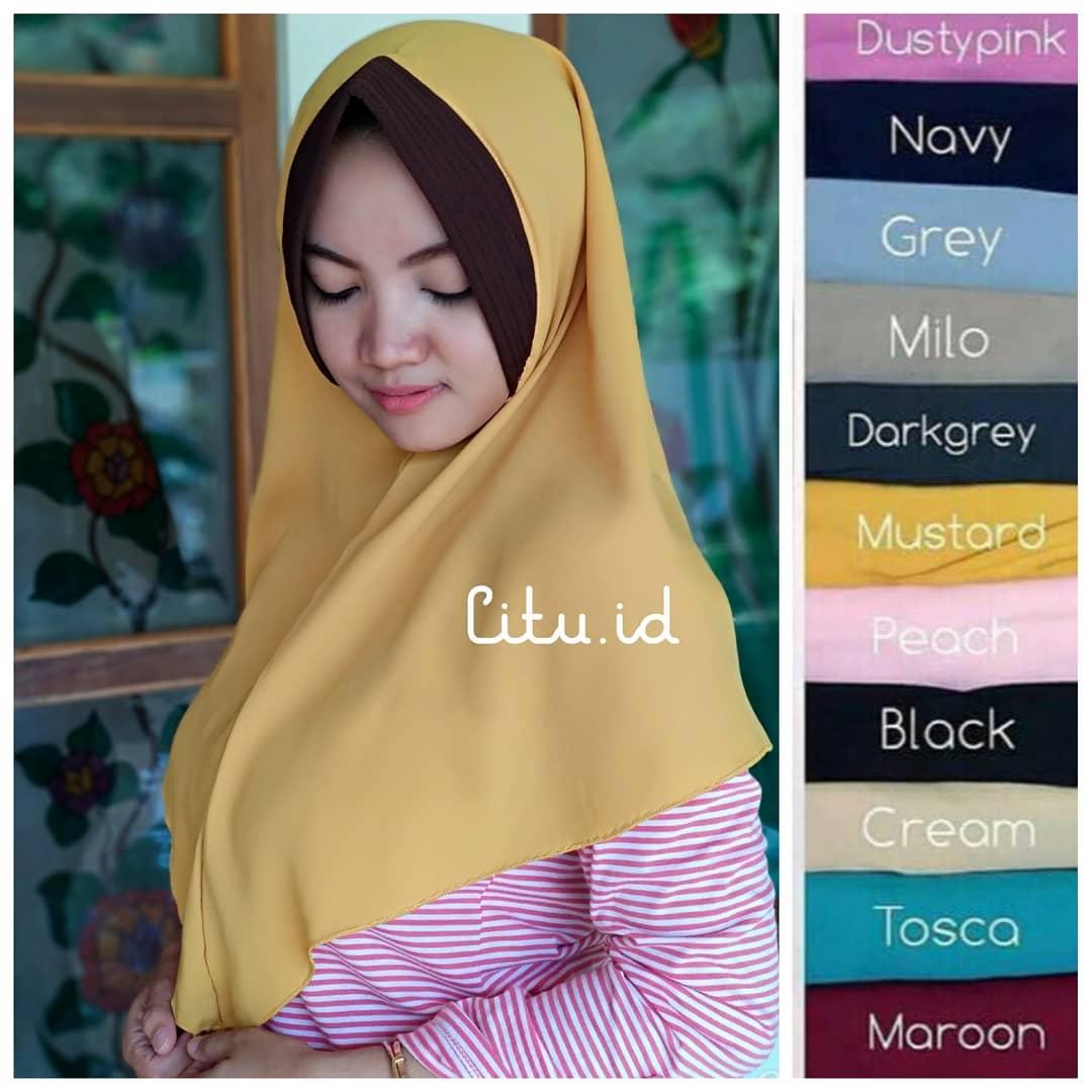 jual khimar pet motif cantik - Jual dengan harga grosir