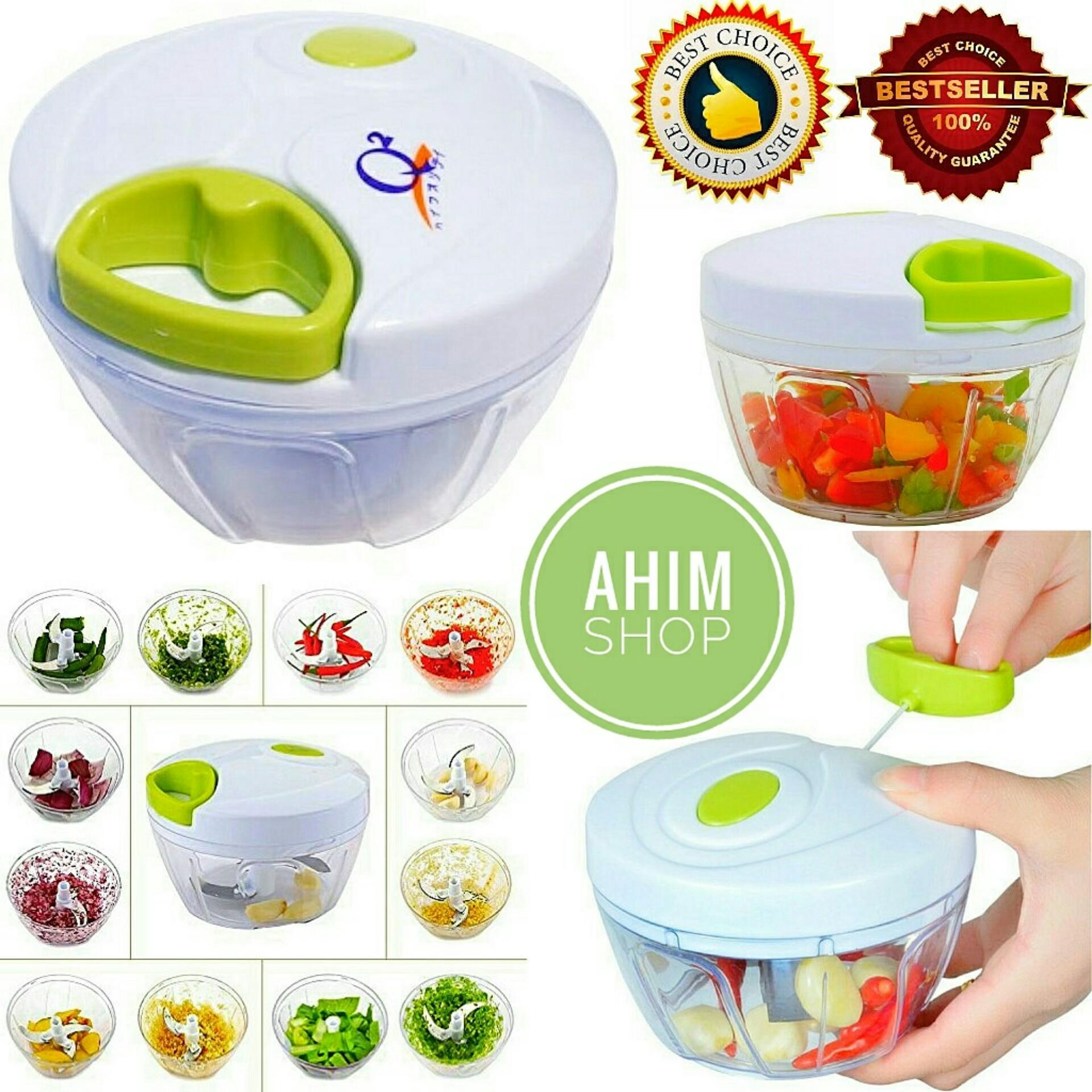 Q2 Mini Cutter Blender Manual Portable Alat Pencacah Serbaguna Sayur Buah Rempah Keju Ikan – Ahim Shop